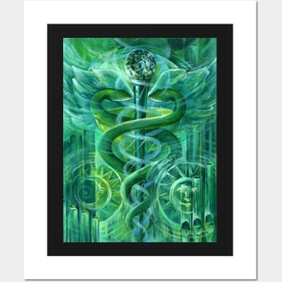 Emerald. Alchemy. Soul of the Stone series Posters and Art